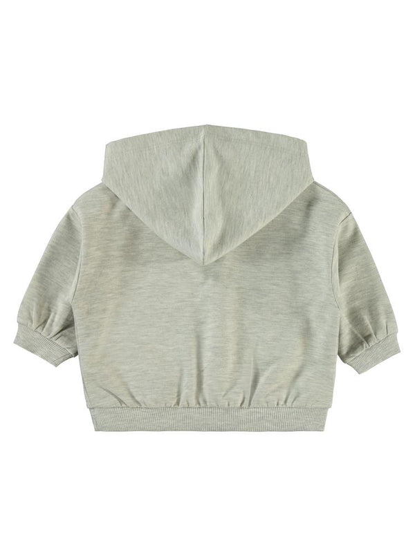 Civil Baby Civil Basic Kalp Etiketli Kapüşonlu 6-18 Ay Sweatshirt  - Gri