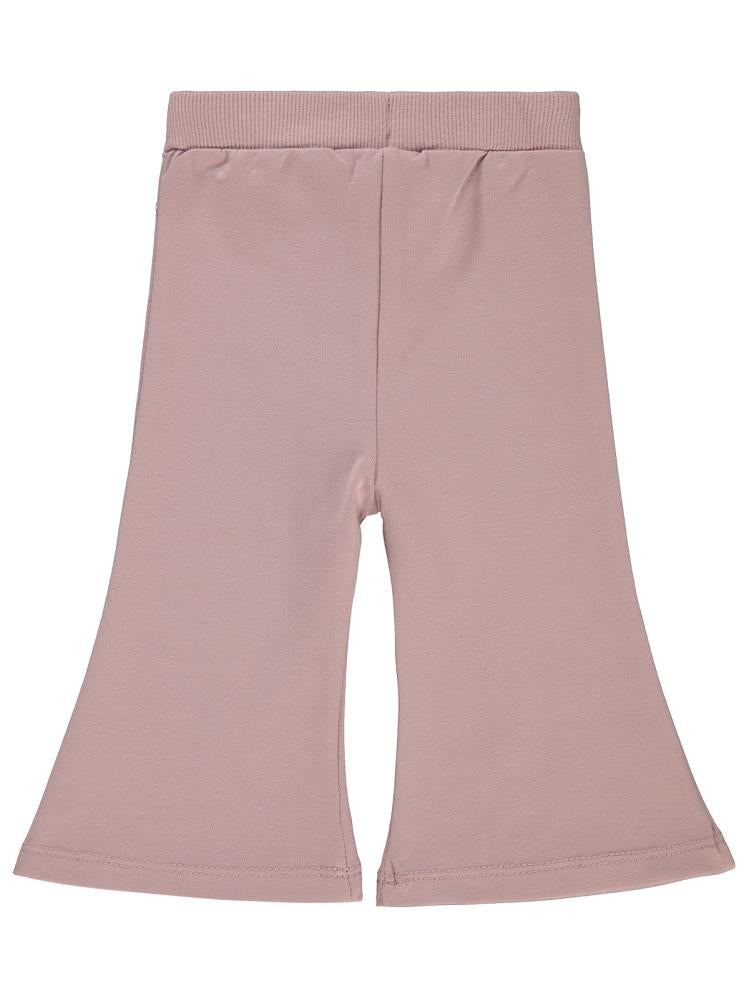 Civil Baby Civil Basic Kalp Etiketli İspanyol Paça 6-18 Ay Eşofman Altı - Lila