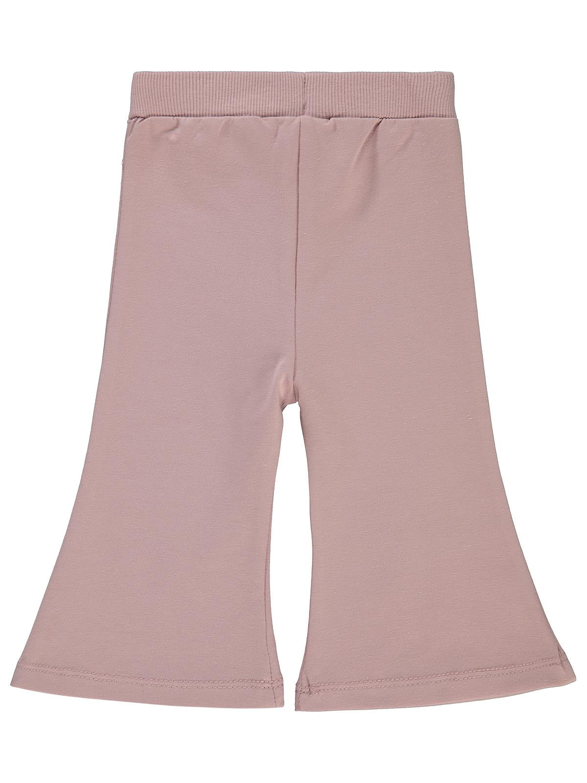 Civil Baby Civil Basic Kalp Etiketli İspanyol Paça 6-18 Ay Eşofman Altı - Lila