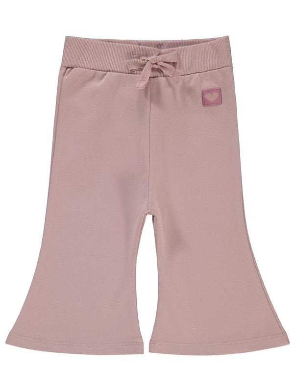 Civil Baby Civil Basic Kalp Etiketli İspanyol Paça 6-18 Ay Eşofman Altı - Lila