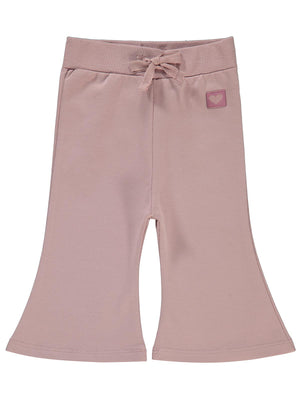 Civil Baby Civil Basic Kalp Etiketli İspanyol Paça 6-18 Ay Eşofman Altı - Lila