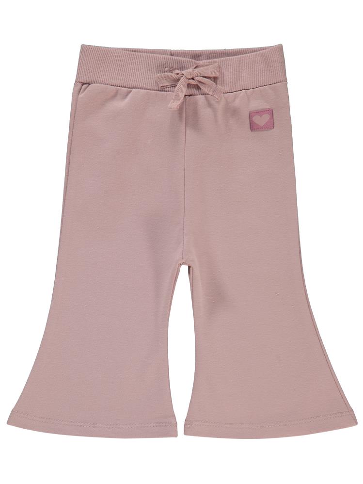 Civil Baby Civil Basic Kalp Etiketli İspanyol Paça 6-18 Ay Eşofman Altı - Lila