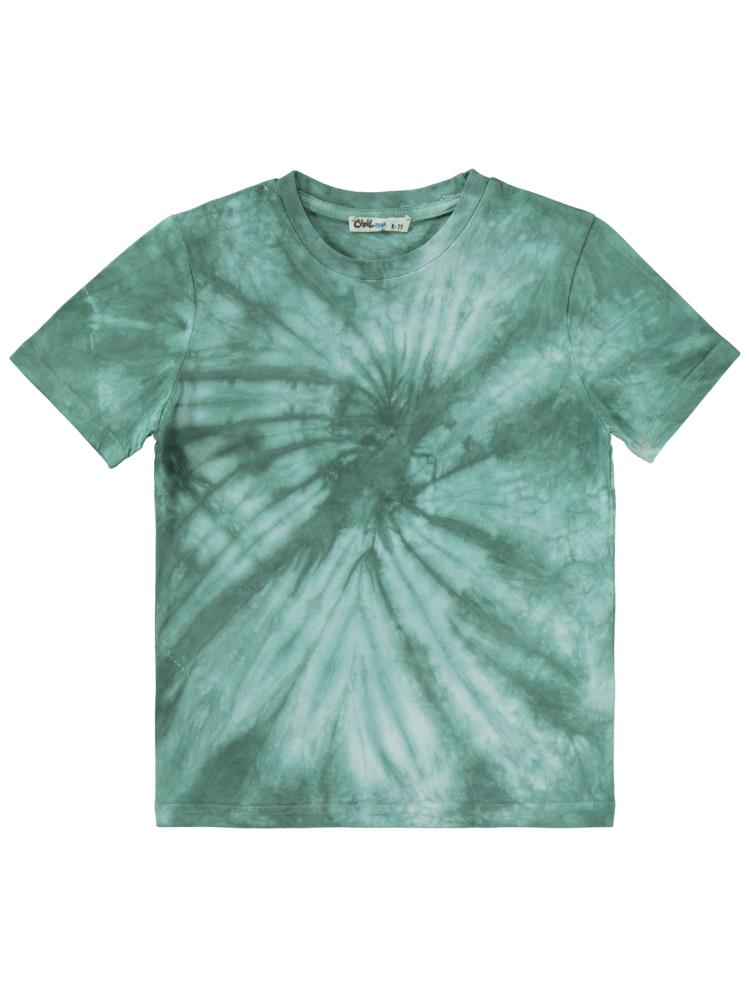 Civil Boys Batik Yıkama 10-13 Yaş Tişört - Haki