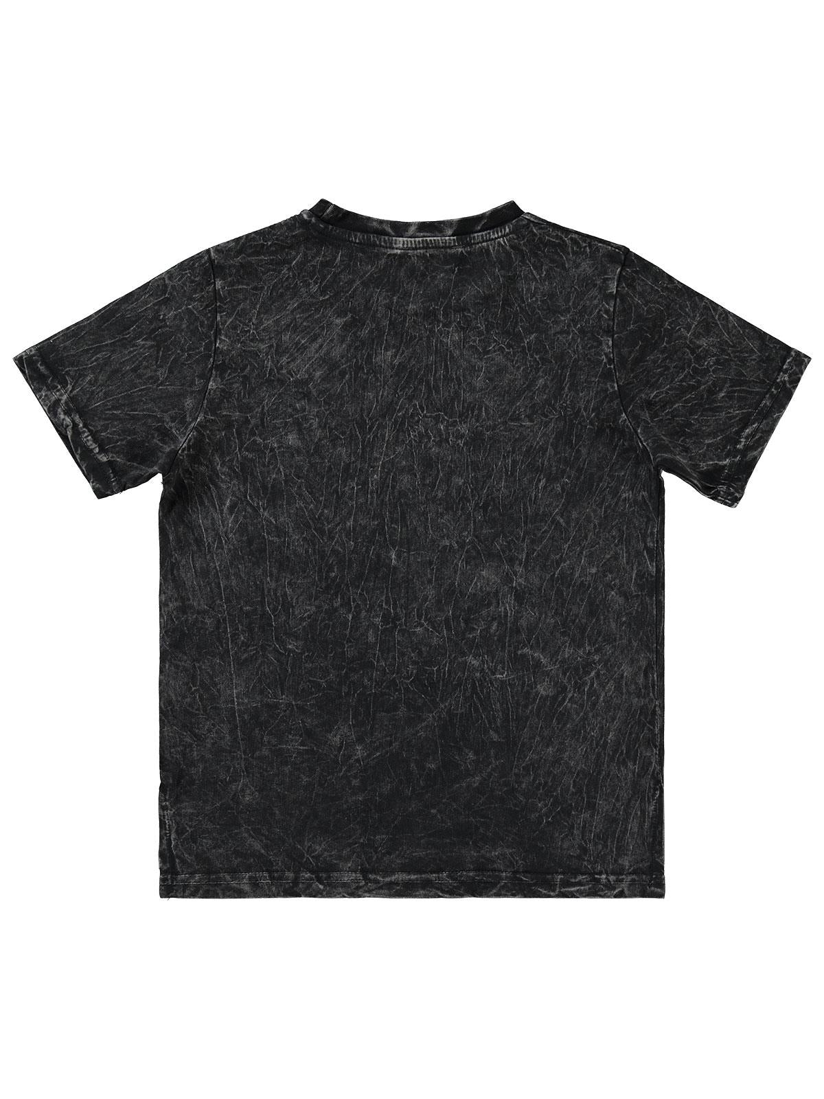 Civil Boys Strong Baskılı 6-9 Yaş Tişört - Siyah