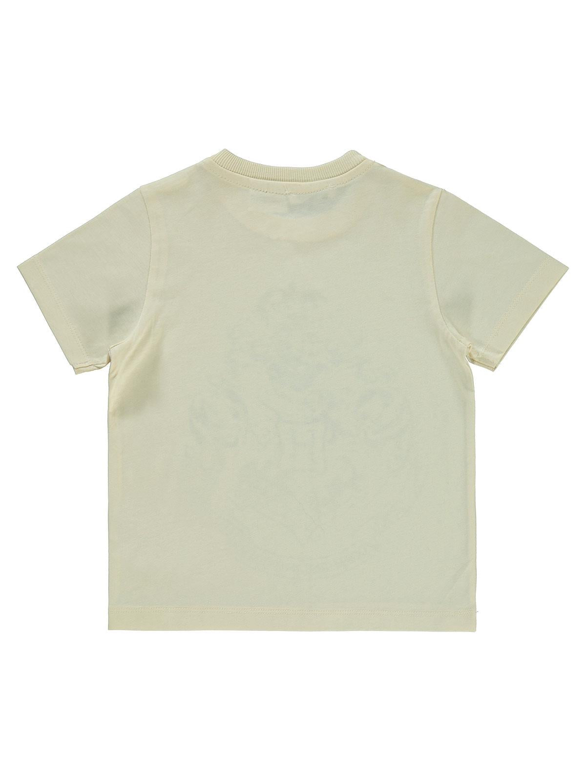 Harry Potter Logo Baskılı 2-5 Yaş Tişört - Fil Dişi