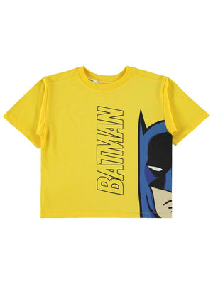Batman Baskılı 2-5 Yaş Tişört - Sarı