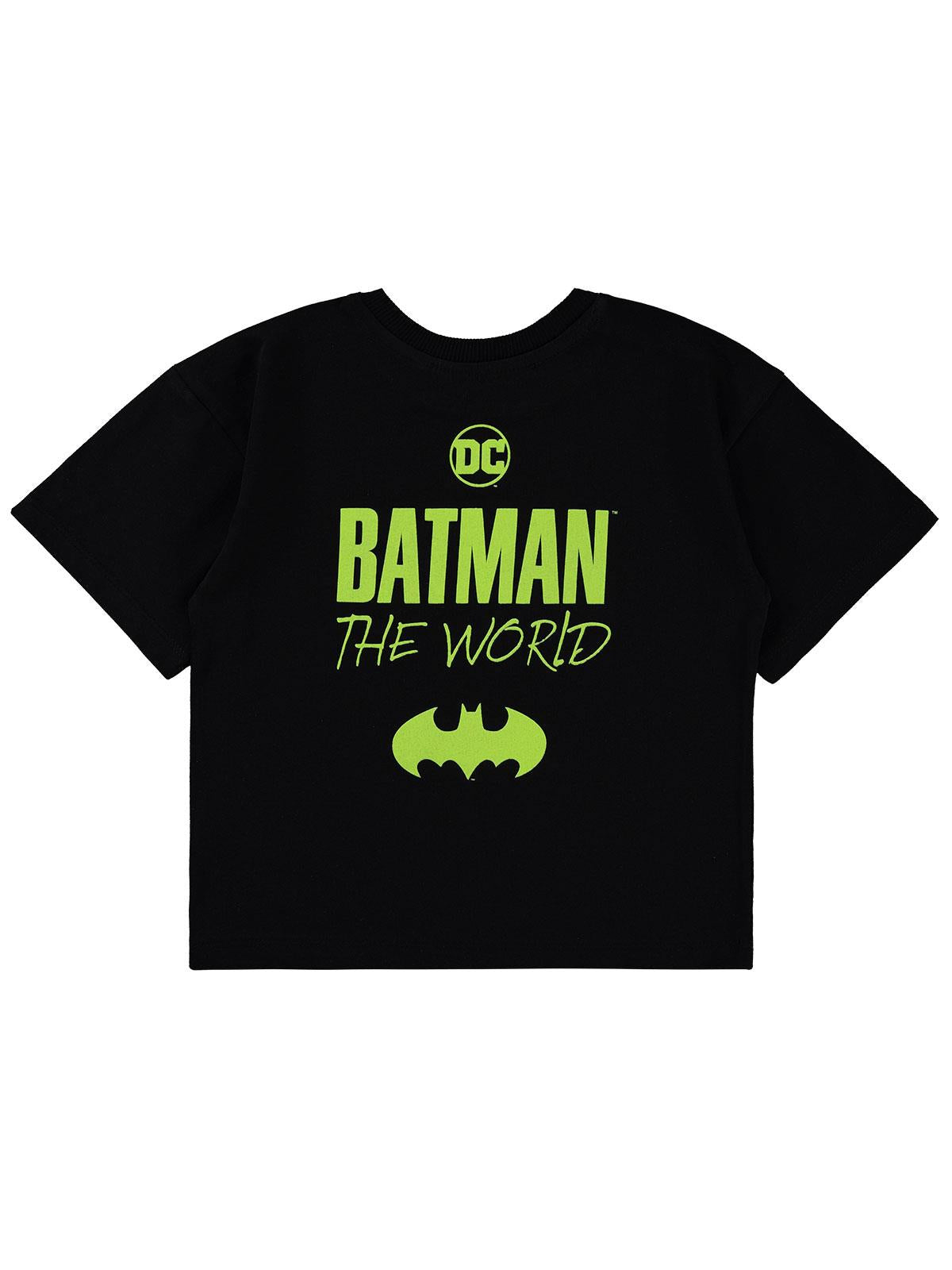 Batman Baskılı 2-5 Yaş Tişört - Siyah