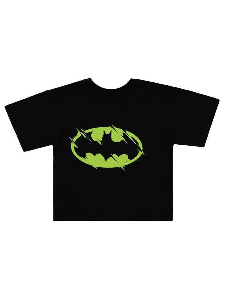 Batman Baskılı 2-5 Yaş Tişört - Siyah