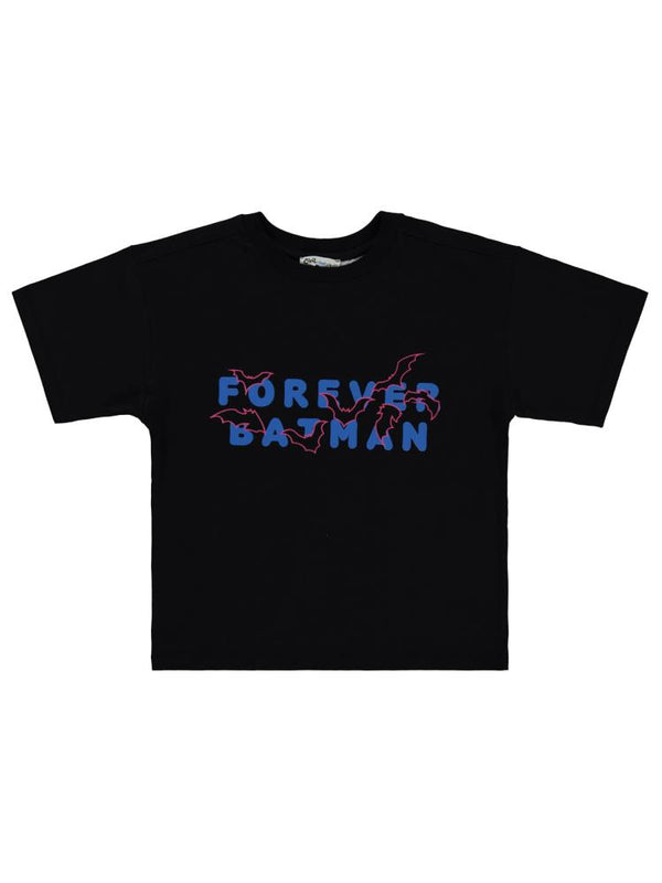 Batman Forever Baskılı 6-9 Yaş Tişört - Siyah