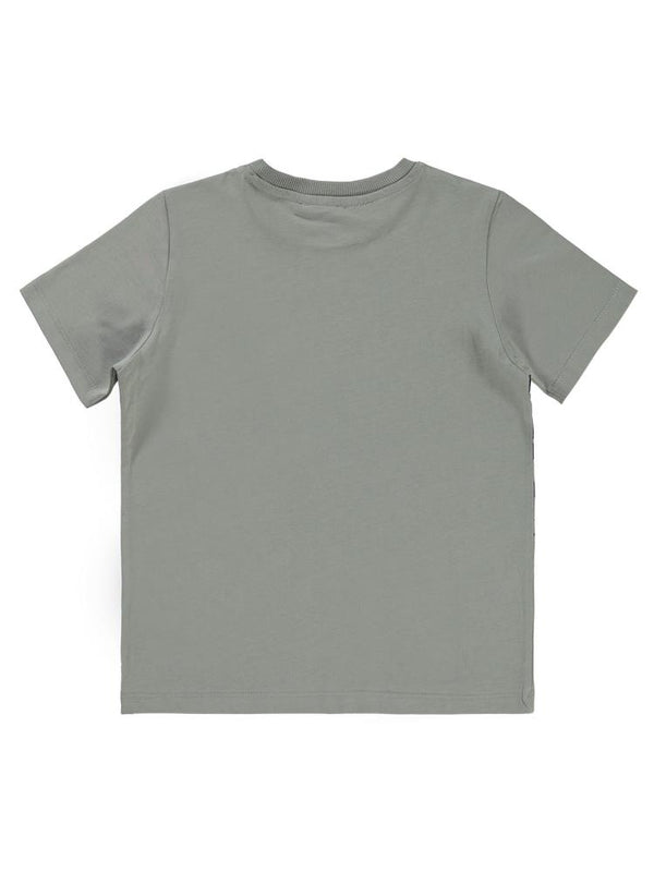 Süperman Logolu 10-13 Yaş Tişört - Gri