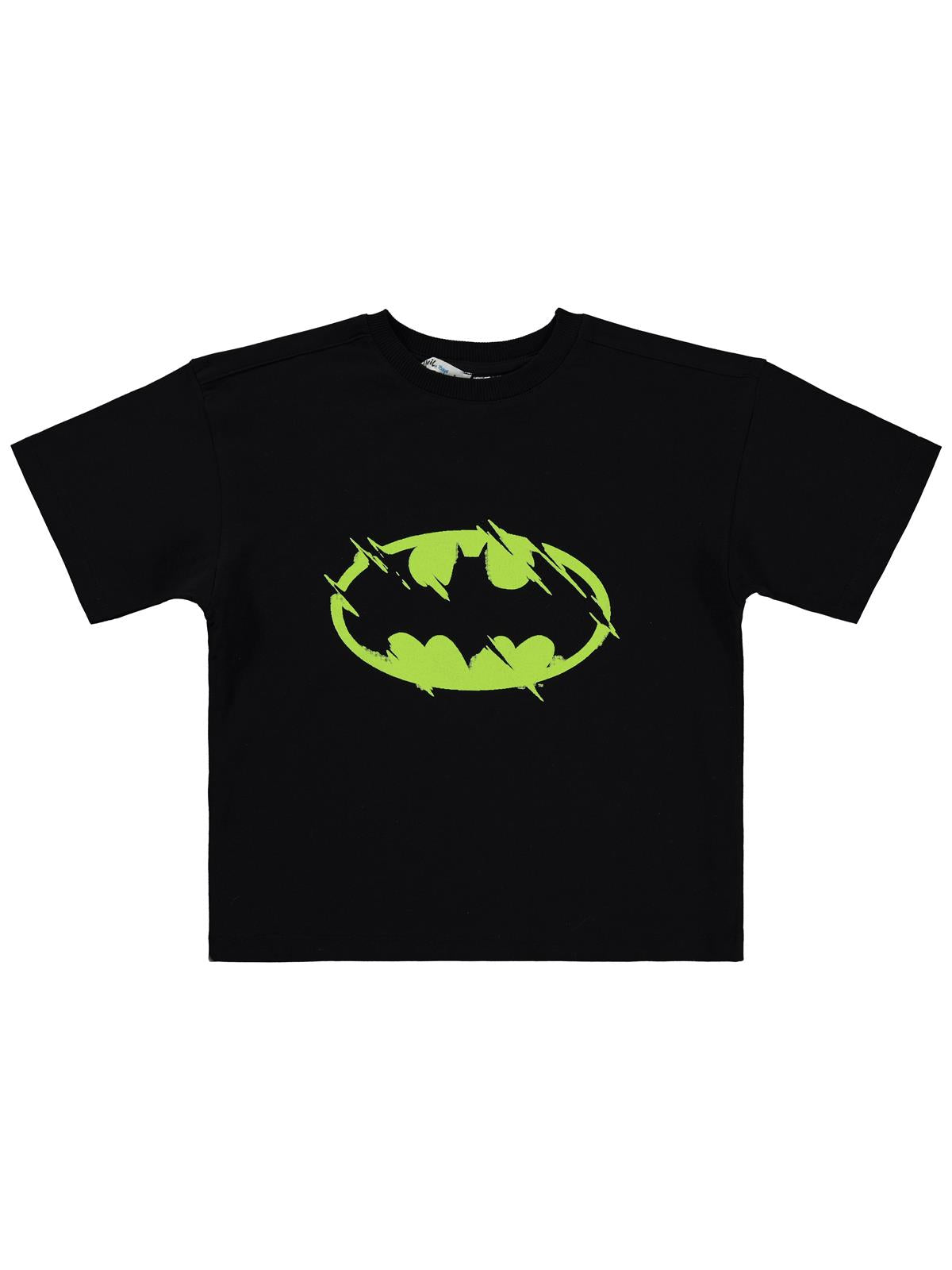 Batman Baskılı 6-9 Yaş Tişört - Siyah