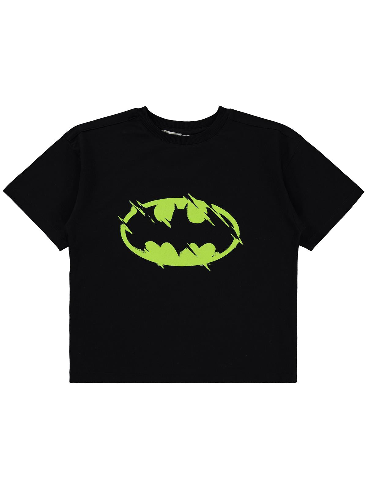 Batman Baskılı 6-9 Yaş Tişört - Siyah