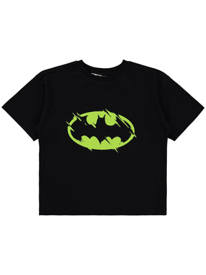 Batman Baskılı 6-9 Yaş Tişört - Siyah
