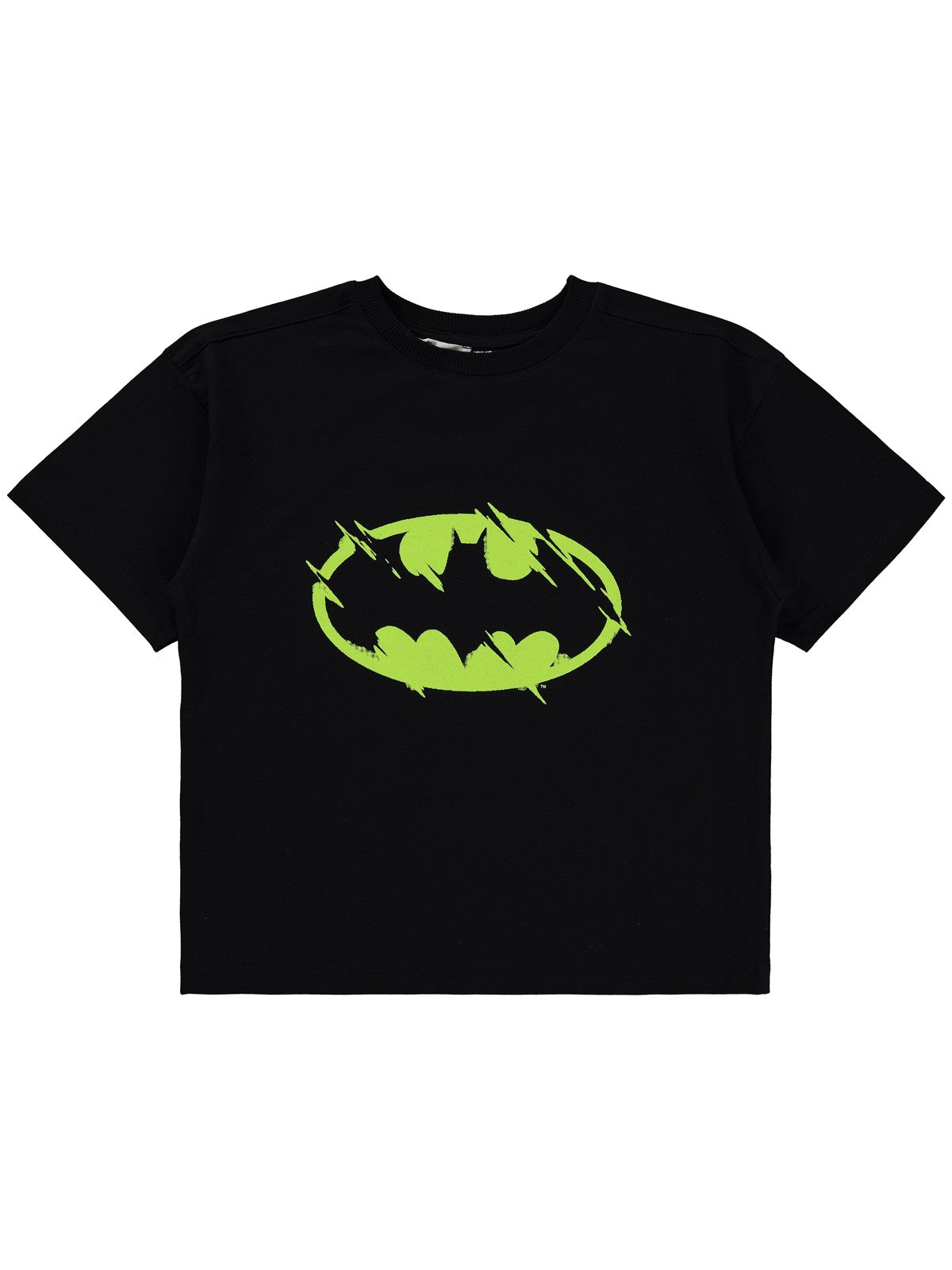 Batman Baskılı 6-9 Yaş Tişört - Siyah