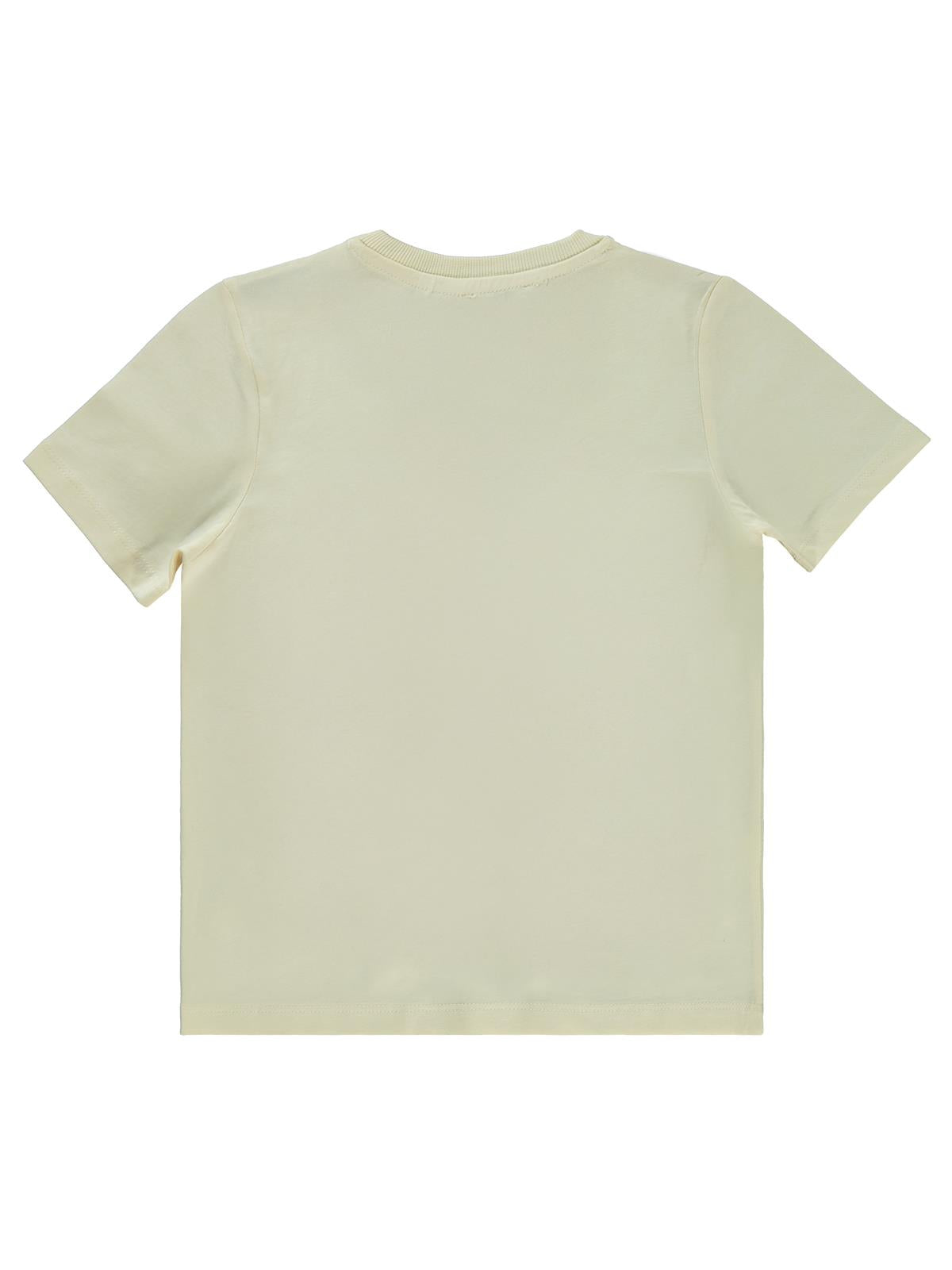 Harry Potter Logo Baskılı 6-9 Yaş Tişört - Fil Dişi