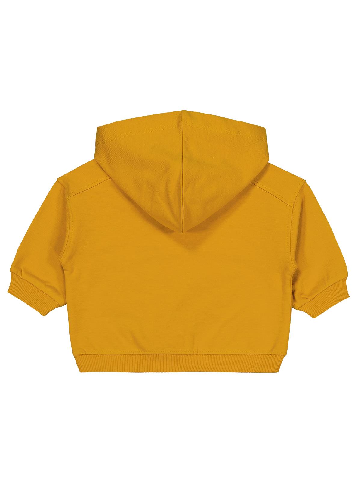 Civil Baby Civil Basic Timeless Kapüşonlu 6-18 Ay Sweatshirt - Hardal