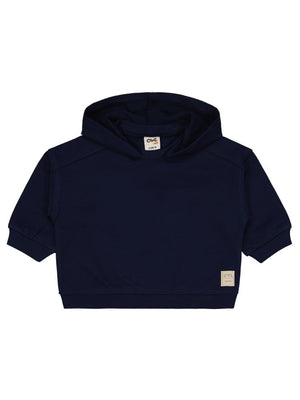 Civil Baby Civil Basic Timeless Kapüşonlu 6-18 Ay Sweatshirt - Lacivert