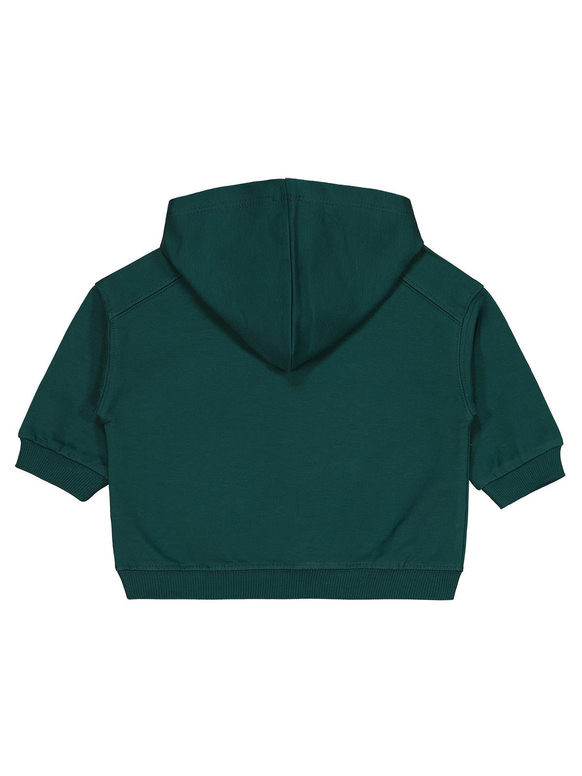 Civil Baby Civil Basic Timeless Kapüşonlu 6-18 Ay Sweatshirt - Yeşil