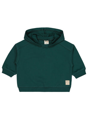 Civil Baby Civil Basic Timeless Kapüşonlu 6-18 Ay Sweatshirt - Yeşil