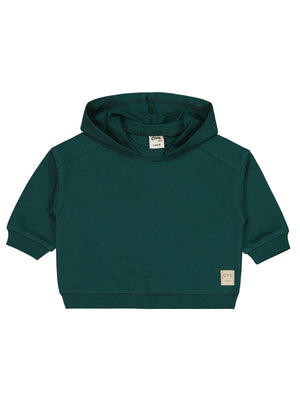Civil Baby Civil Basic Timeless Kapüşonlu 6-18 Ay Sweatshirt - Yeşil