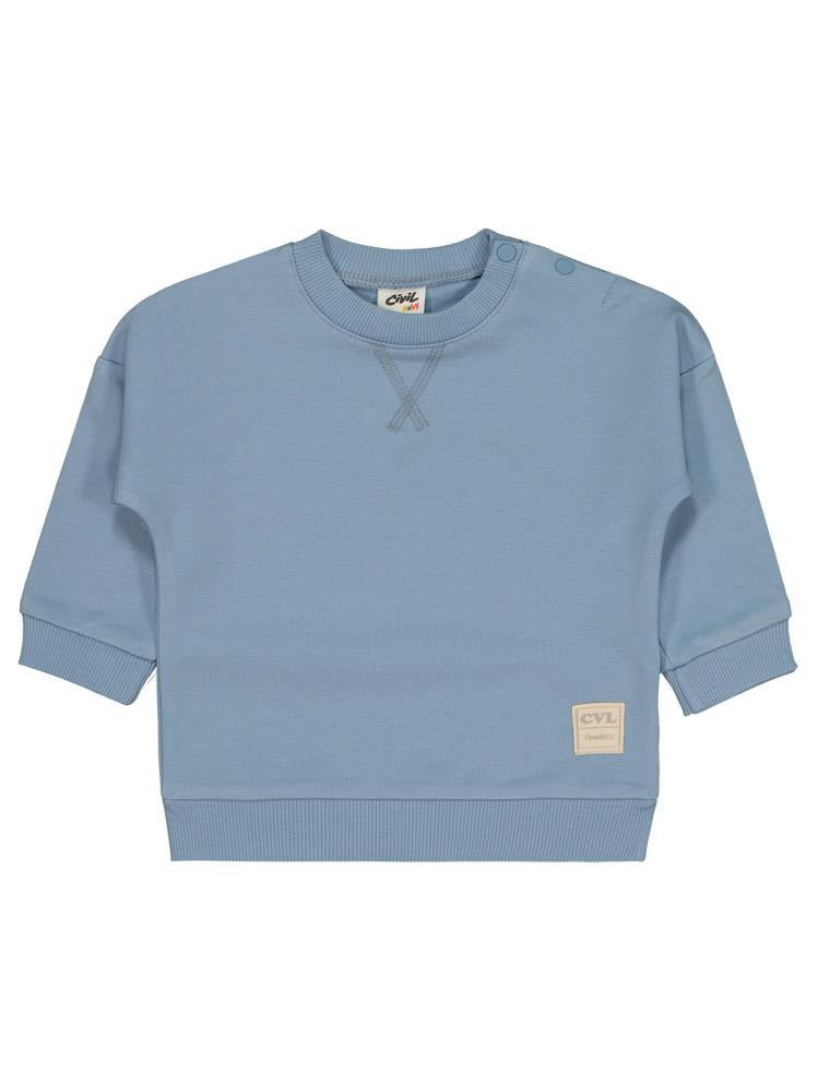 Civil Baby Civil Basic Timeless 6-18 Ay Sweatshirt - Mavi