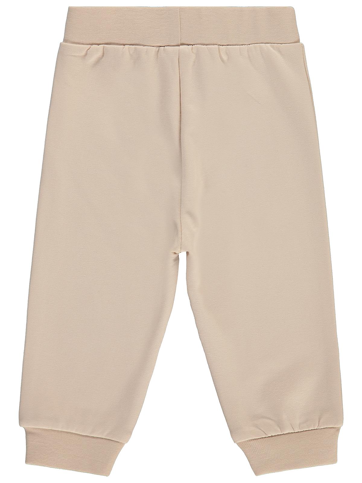 Civil Baby Erkek Bebek Teddy Baskılı 6-18 Ay Eşofman Altı - Bej