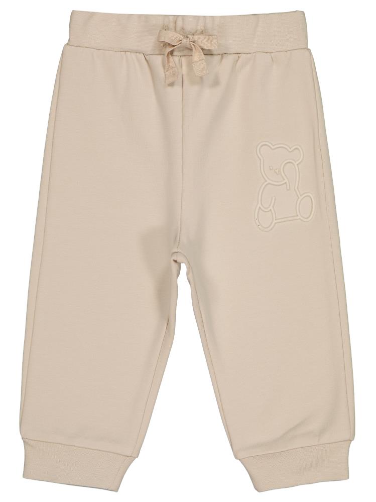 Civil Baby Teddy Baskılı 6-18 Ay Eşofman Altı - Bej