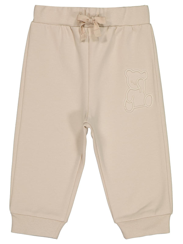 Civil Baby Teddy Baskılı 6-18 Ay Eşofman Altı - Bej