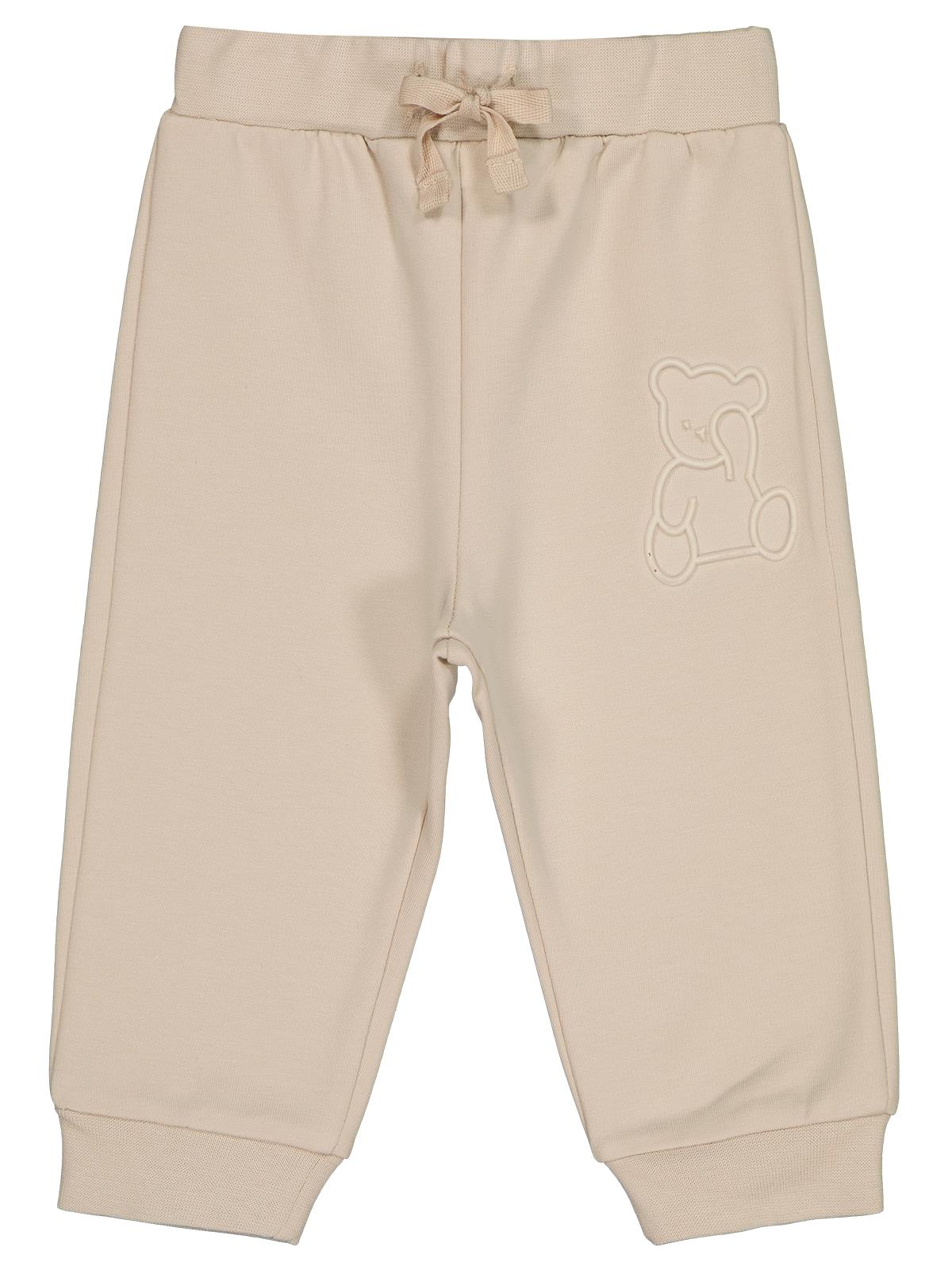 Civil Baby Teddy Baskılı 6-18 Ay Eşofman Altı - Bej