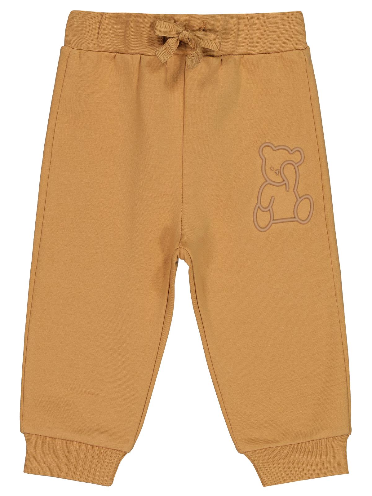 Civil Baby Teddy Baskılı 6-18 Ay Eşofman Altı - Hardal