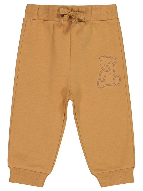 Civil Baby Teddy Baskılı 6-18 Ay Eşofman Altı - Hardal