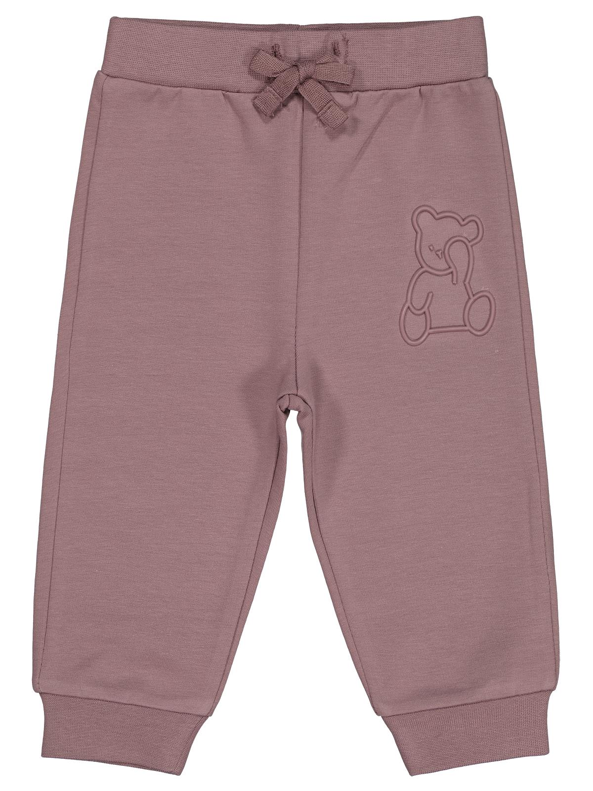 Civil Baby Teddy Baskılı 6-18 Ay Eşofman Altı - Lila