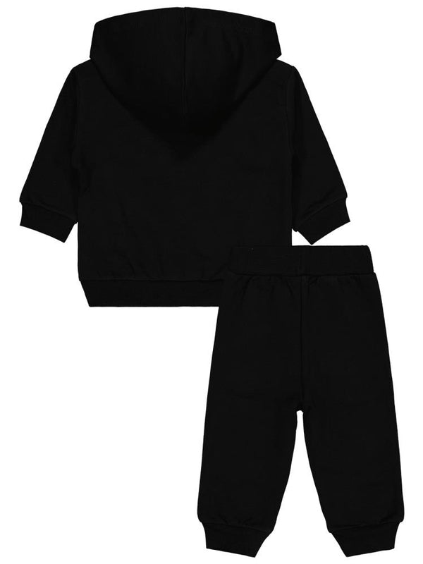 Civil Baby Teddy Baskılı 6-18 Ay Takım - Siyah