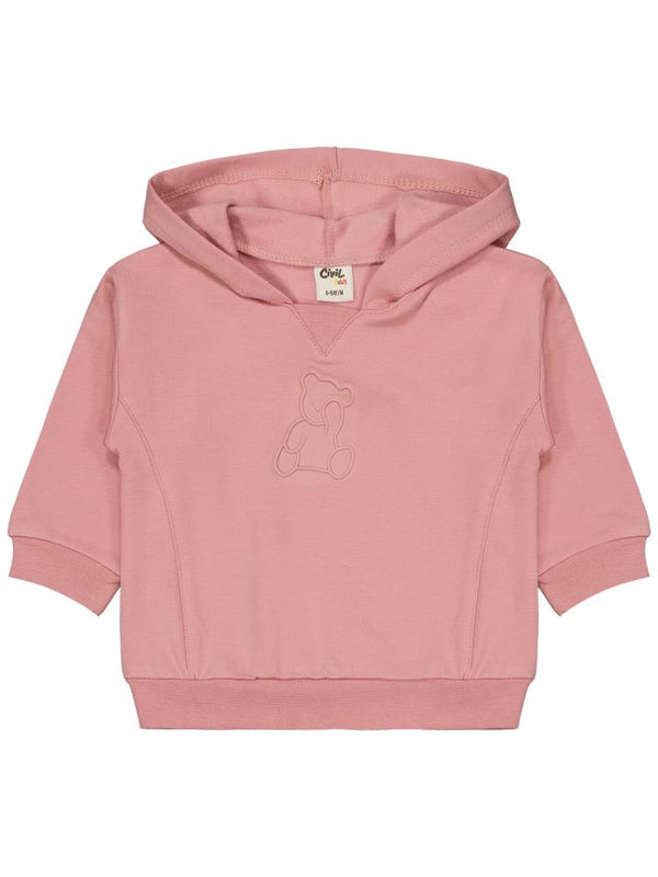 Civil Baby Teddy Baskılı 6-18 Ay Takım - Pembe