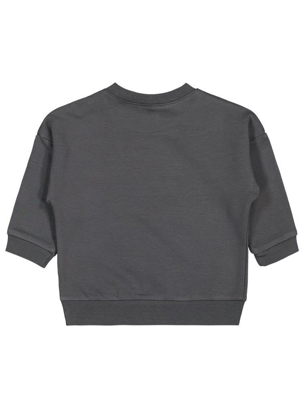 Civil Baby Teddy Baskılı 6-18 Ay Sweatshirt - Gri