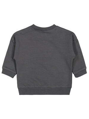 Civil Baby Teddy Baskılı 6-18 Ay Sweatshirt - Gri