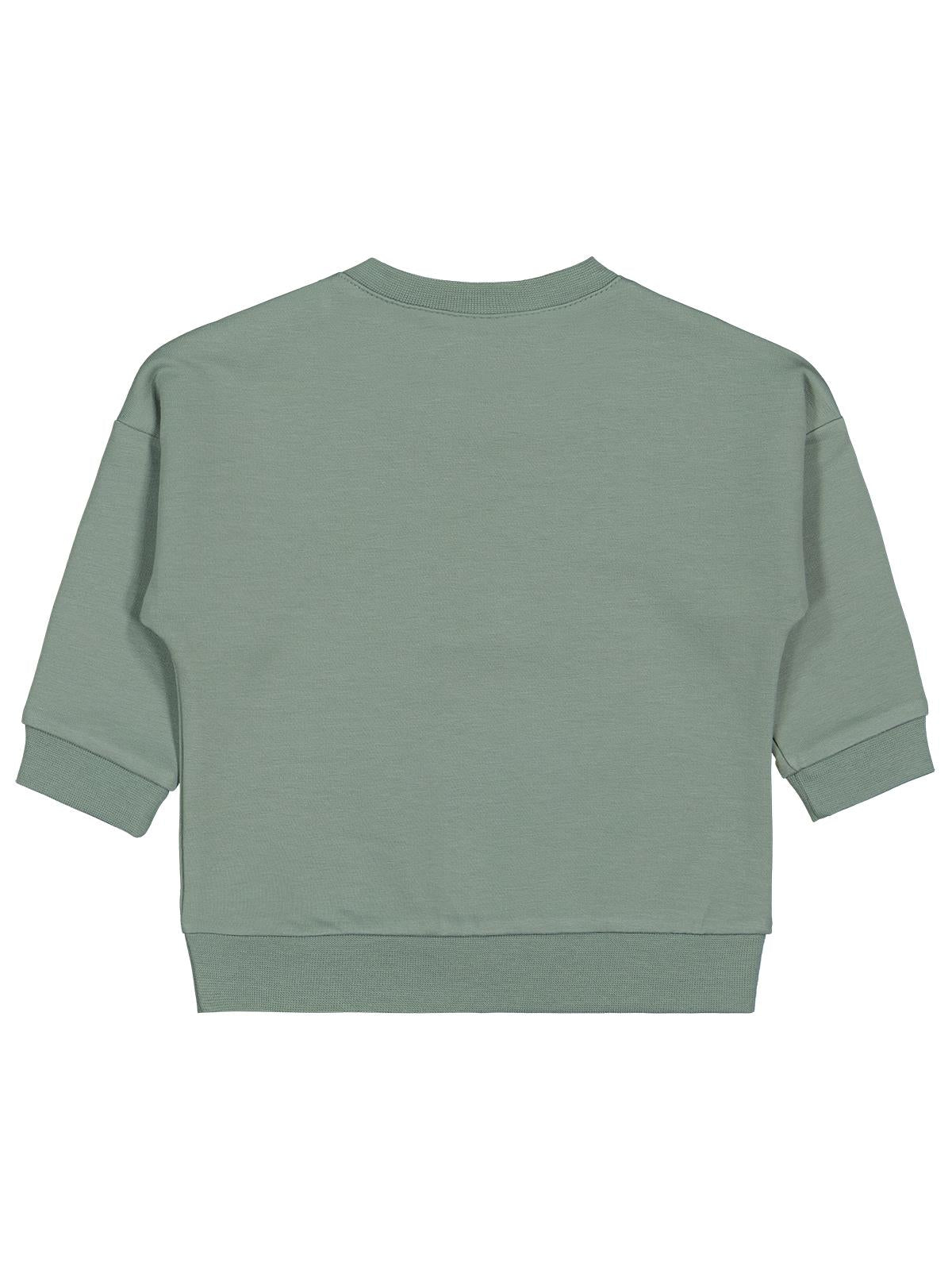 Civil Baby Teddy Baskılı 6-18 Ay Sweatshirt - Yeşil