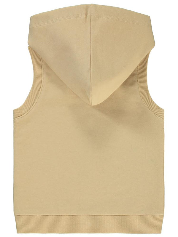 Civil Baby Civil Basic Timeless Kapüşonlu 6-18 Ay Yelek - Kahverengi