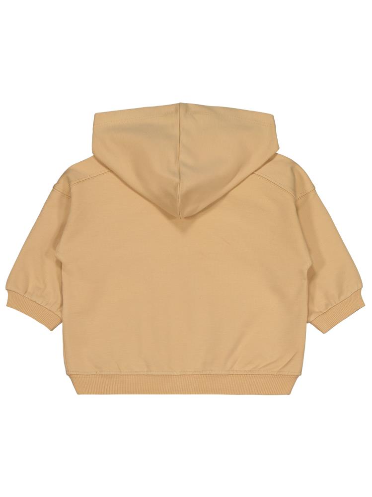 Civil Baby Civil Basic Timeless Kapüşonlu 6-18 Ay Hırka - Kahverengi