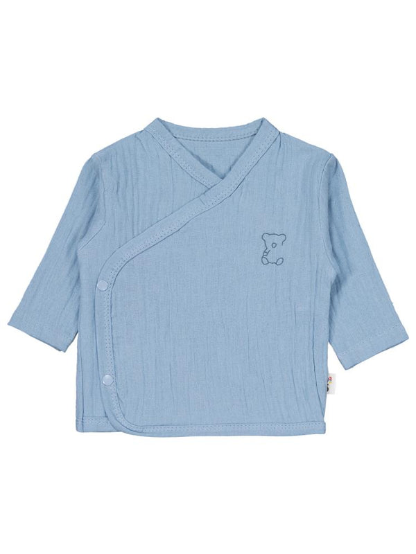 Civil Baby Ayıcık Baskılı Zıbın Takımları - Mavi