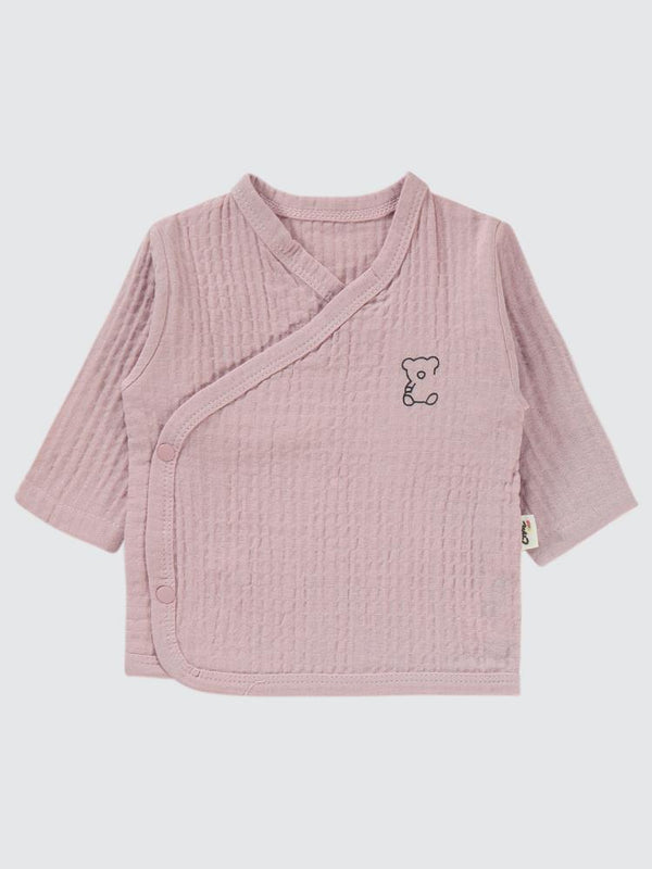 Civil Baby Ayıcık Baskılı Zıbın Takımları - Pembe