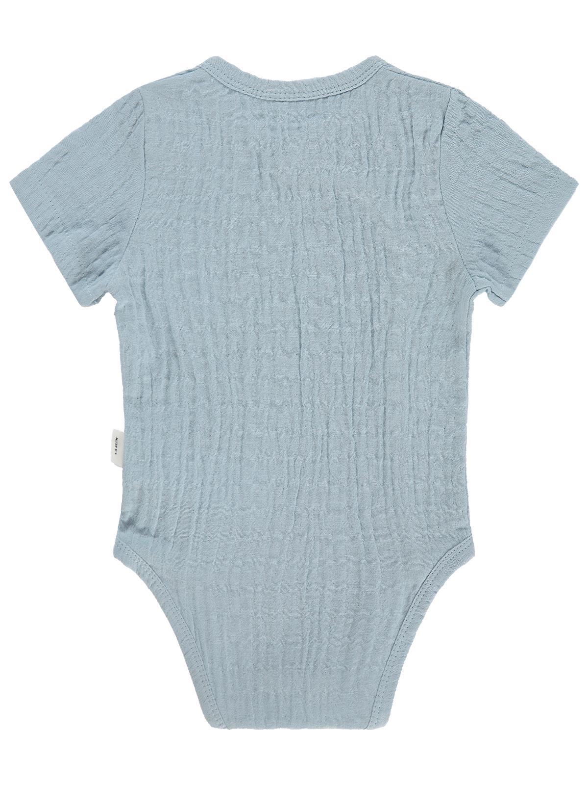 Civil Baby Ayıcık Baskılı 1-18 Ay Çıtçıtlı Badi - Mavi