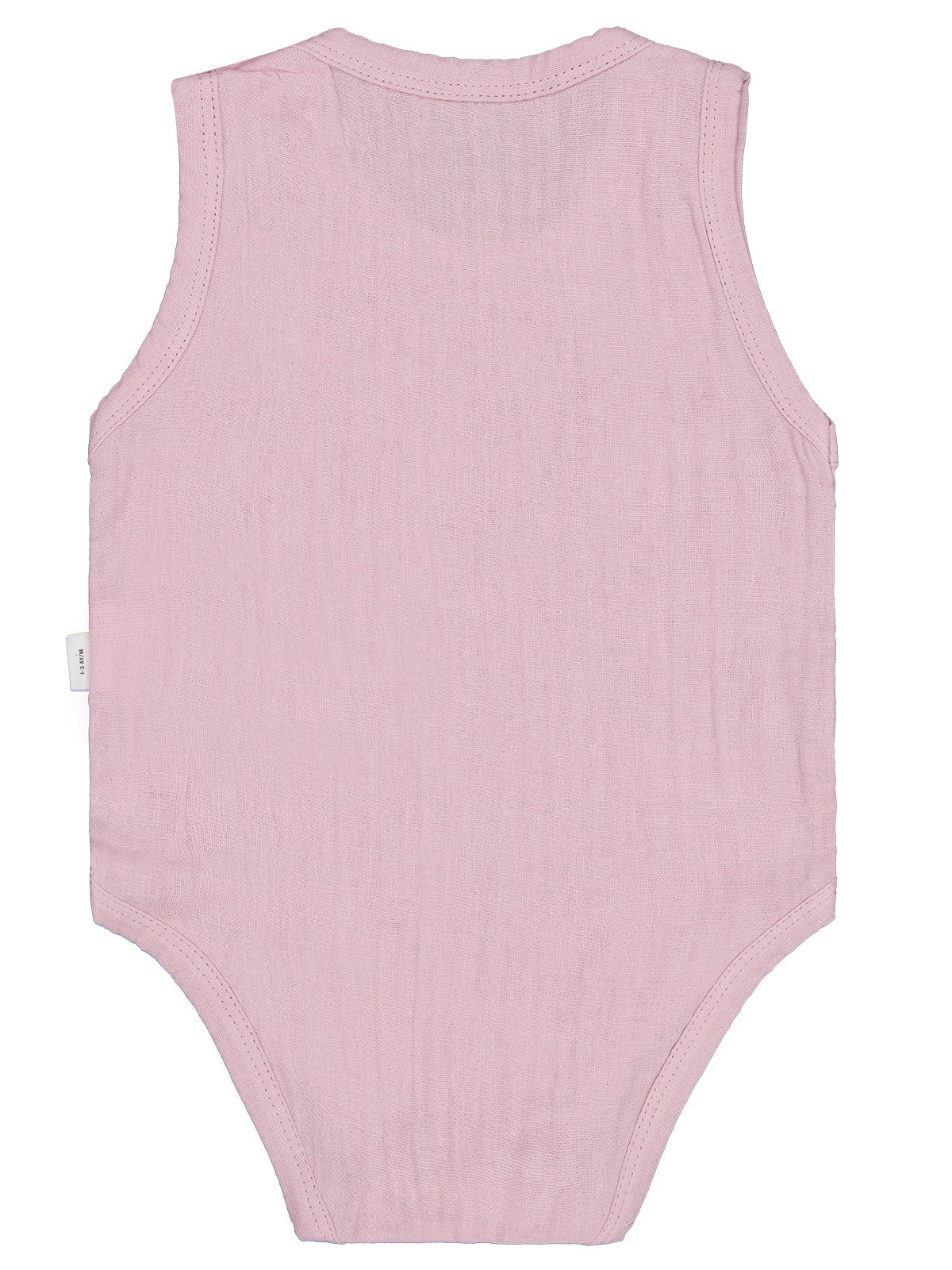 Civil Baby Ayıcık Baskılı 1-18 Ay Çıtçıtlı Badi - Pembe