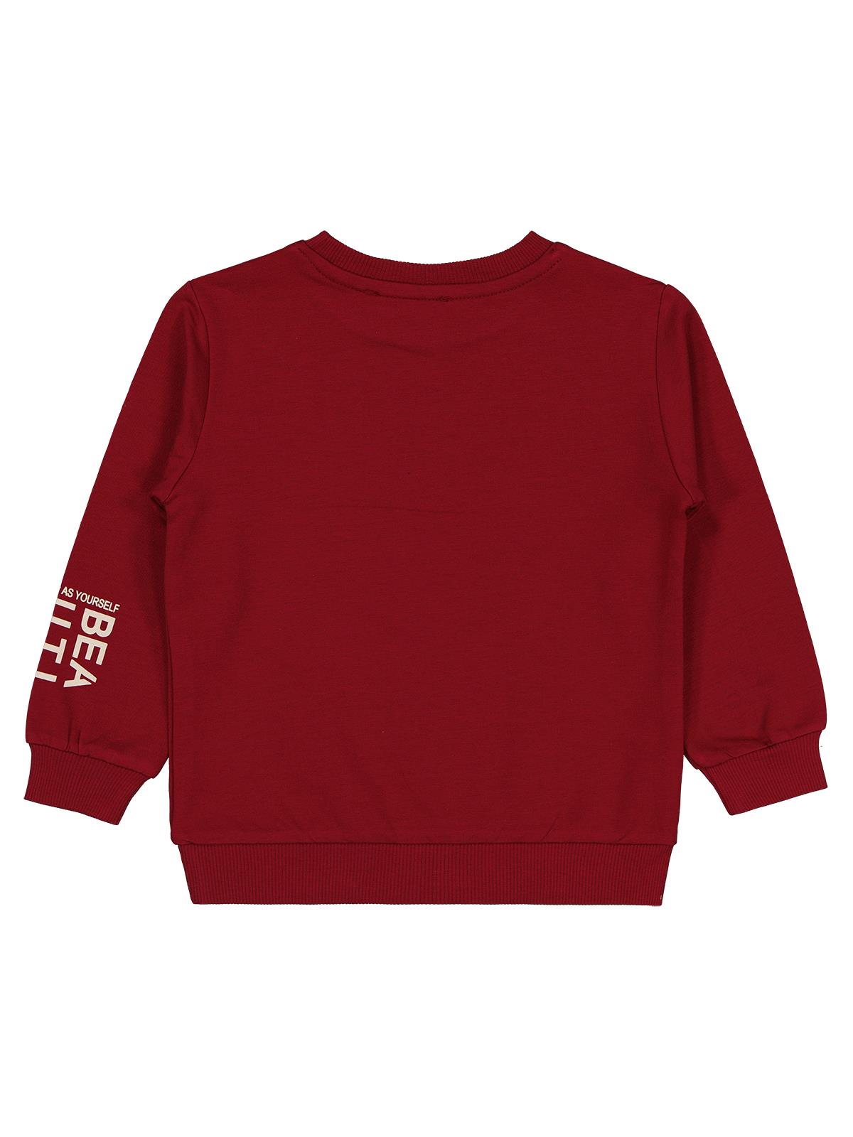 Civil Girls Basic 2-5 Yaş Sweatshirt - Bordo