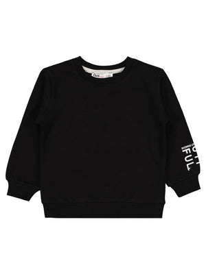 Civil Girls Basic 2-5 Yaş Sweatshirt - Siyah