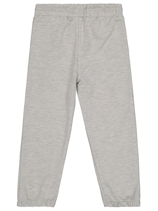 Civil Kız Çocuk Basic Eşofman Altı | 2 İp Baskılı | Okul Kreş ve Günlük Kullanım - Ekru
