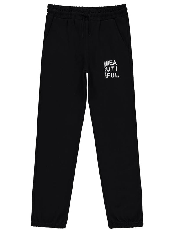 Civil Girls Basic 10-13 Yaş Eşofman Altı - Siyah