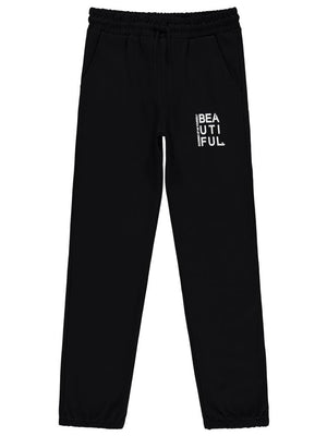 Civil Girls Basic 10-13 Yaş Eşofman Altı - Siyah