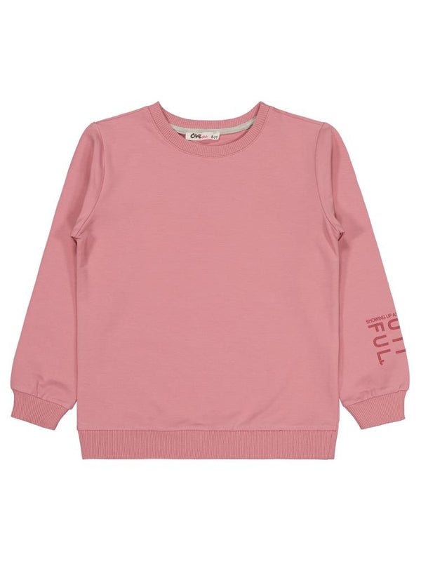 Civil Girls Basic 6-9 Yaş Sweatshirt - Pembe