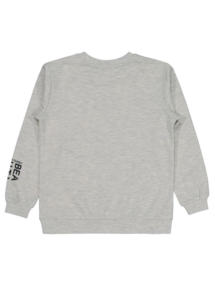 Civil Girls Basic 10-13 Yaş Sweatshirt - Ekru